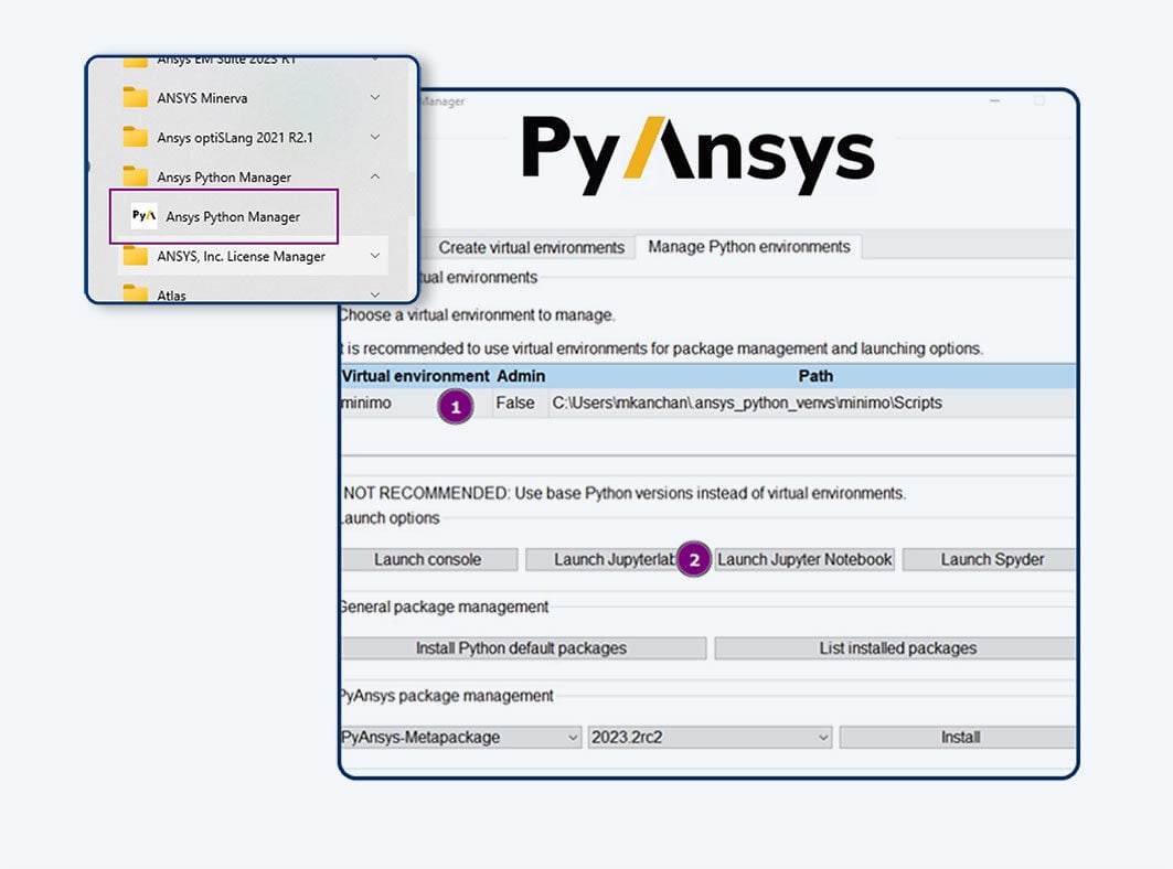Erste Schritte mit PyAnsys anhand eines End-to-End Beispiels