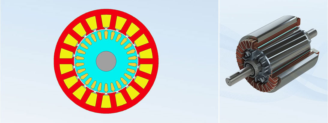 Design of asynchronous machines with Motor-CAD