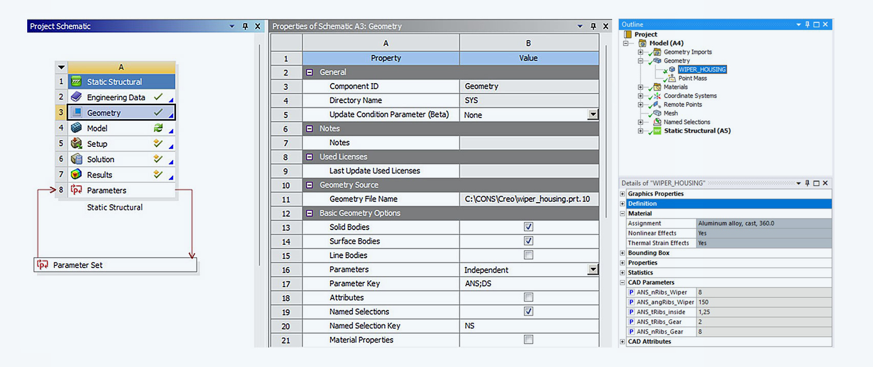 Smart models in Ansys instead of dead geometry