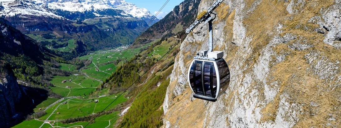 Die Inauen‑Schätti AG liefert als Schweizer Marktführerin für Kompaktseilbahnen individualisierte Lösungen für den Personentransport. | © Inauen-Schätti AG