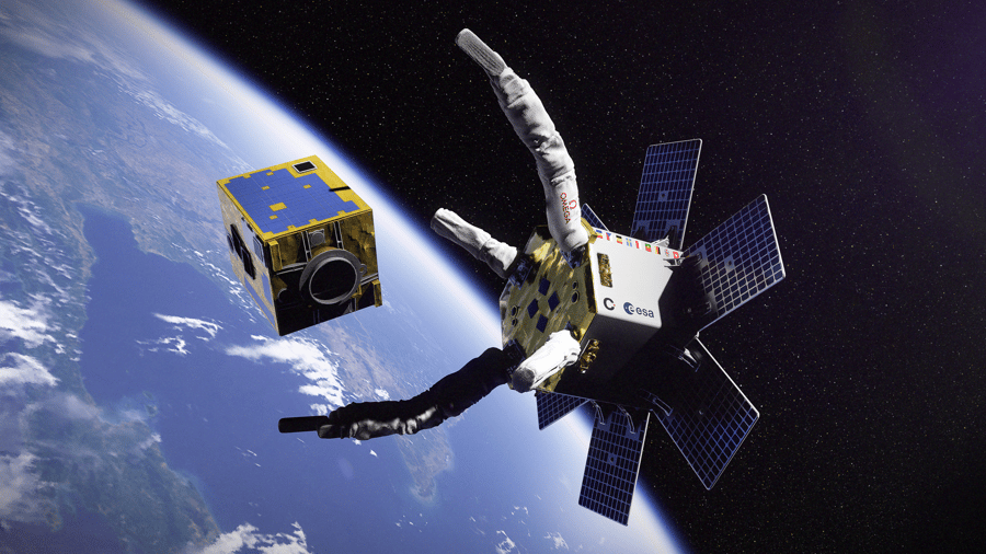 ClearSpace-1: Removal of an ESA-owned object Commissioned by the European Space Agency (ESA) Supported by mission elite partner Omega. | © ClearSpace